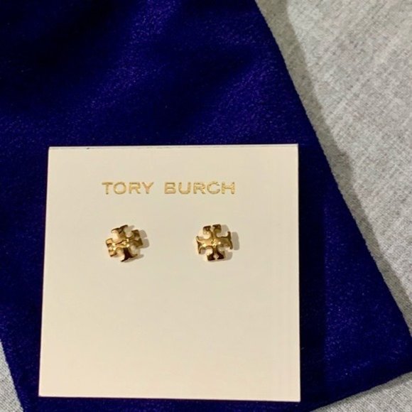 Tory Burch Jewelry - NWT Tory Burch Gold Earrings